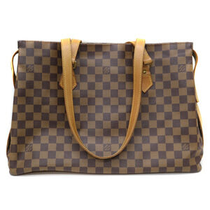 Louis Vuitton Colombine Damier Canvas Tote Bag Ebene Brown LV